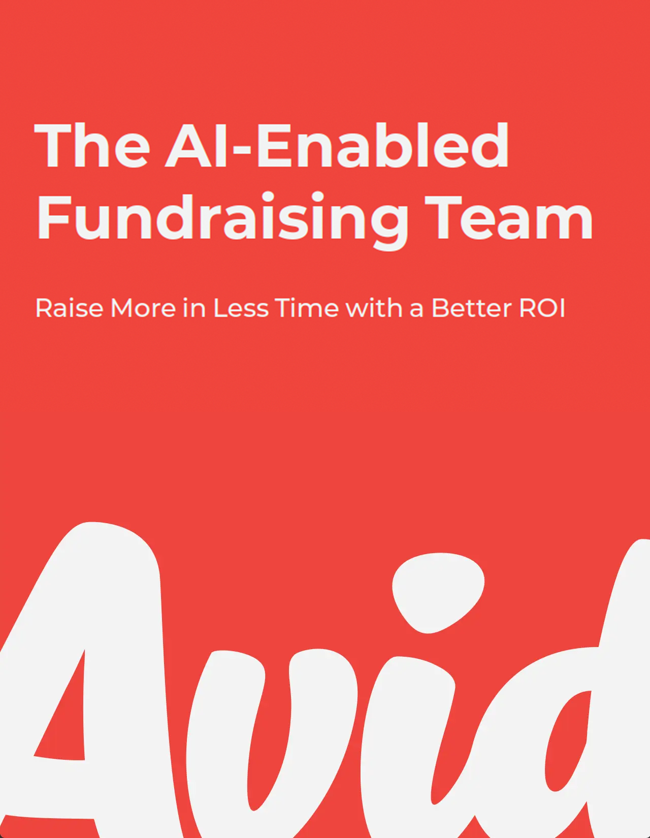The AI-Enabled Fundraising Team cover
